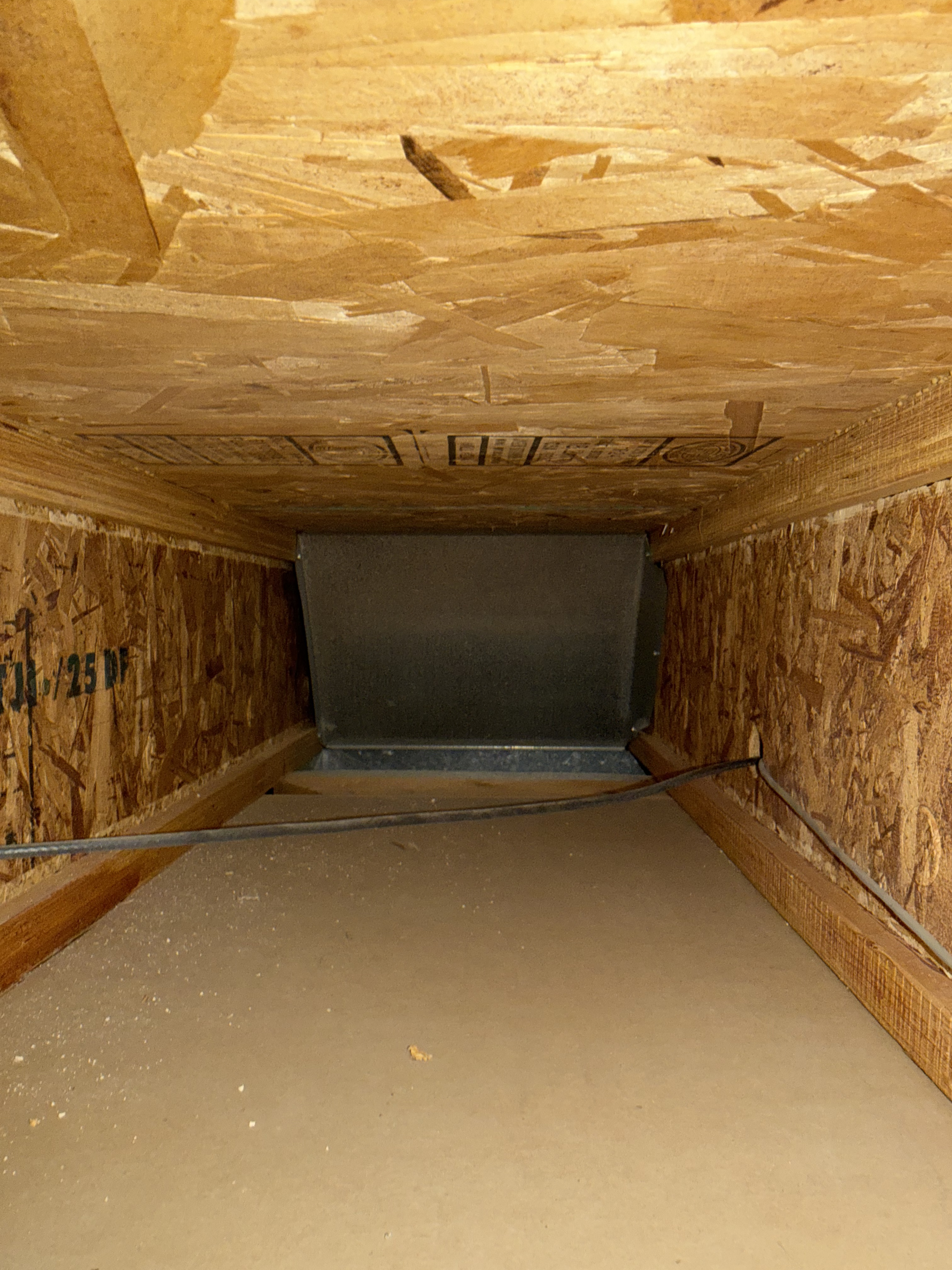 Air Duct Cleaning after Ridgeline cleaning — Main trunk line cleared